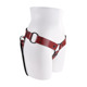 Трусики для страпона Sportsheets Saffron Monte Strap On из искусственной кожи, красные
