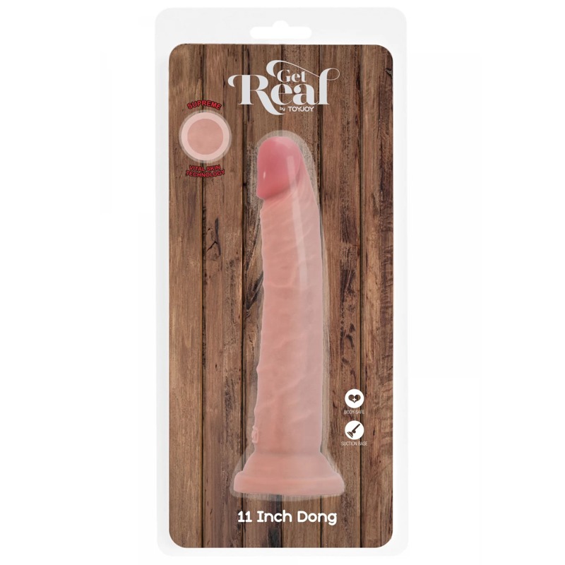 Фаллоимитар реалистичный ToyJoy Get Real на присоске, телесный