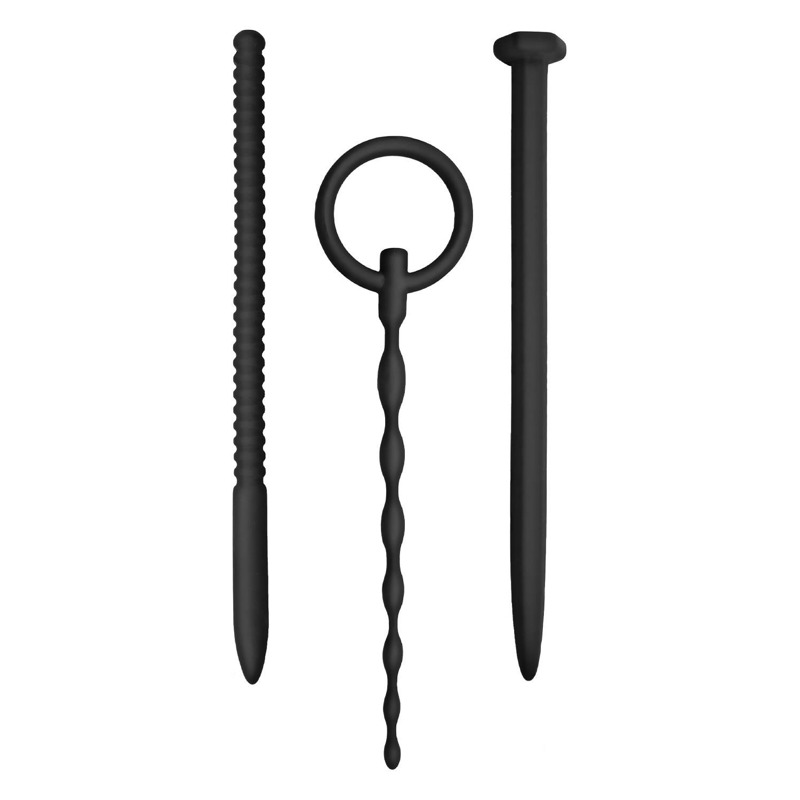 Набор черных уретральных катетеров NMC Knot Knot из силикона
