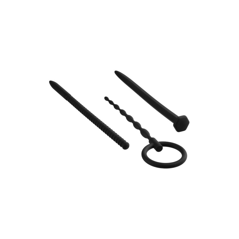 Набор черных уретральных катетеров NMC Knot Knot из силикона