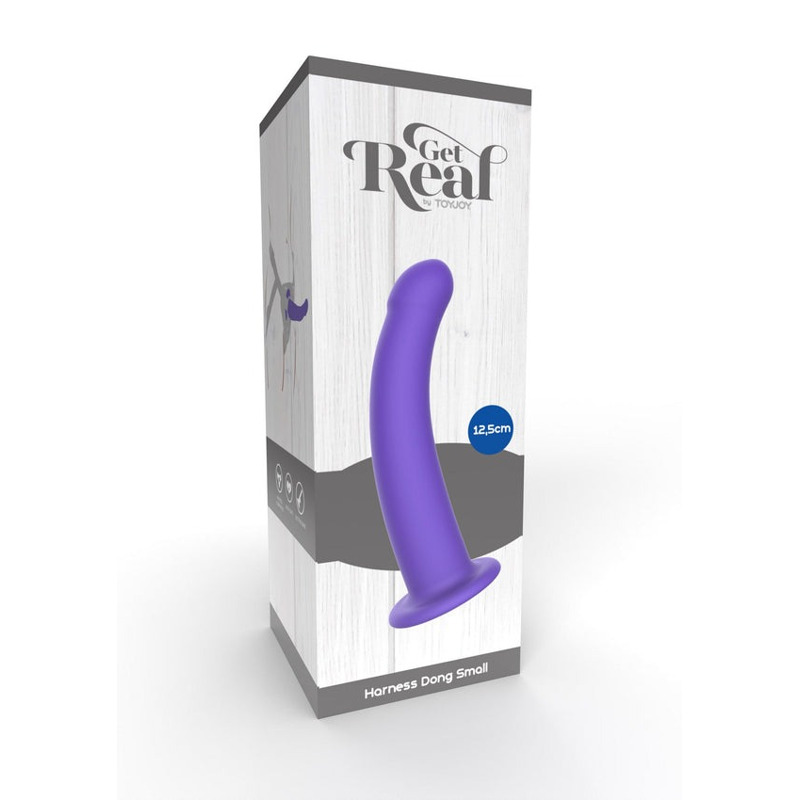 Фаллоимитатор страпон на присоскеToyJoy Get Real Silicone Harness Dong фиолетовый, М