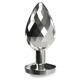 Анальная пробка ToyJoy Anal Play Disco Diamond серебристая, Small