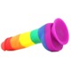 Фаллоимитатор Радуга NS Novelties Colours Pride Edition на присоске