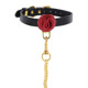 Ошейник с поводком Taboom Wild Roses Collar & Leash с декоративными розами