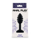 Анальная пробка спиралевидная Toy Joy Anal Play Swirl черная