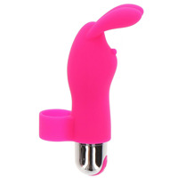 Вібратор на палець для клітора у вигляді кролика Toy Joy Bunny Pleaser Rechargeable рожевий Вібратор на палець для клітора у вигляді кролика Toy Joy Bunny Pleaser Rechargeable рожевий