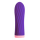 Вибропуля S Pleasures Bullets Twist & Shout Purple, фиолетовая, ребристая поверхность, 10 режимов