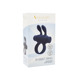 Эрекционное виброкольцо S Pleasures Premium Rabbit Ring, черное, со съемной вибропулей и ушками