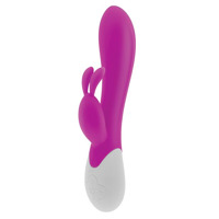 Вібратор-кролик S Pleasures Premium Corabi Rabbit, рожевий, вушка для клітора, 16 режимів, нагрів Вібратор-кролик S Pleasures Premium Corabi Rabbit, рожевий, вушка для клітора, 16 режимів, нагрів