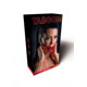 Кляп с декоративной розой Taboom Wild Roses Ball Gag черный-красный
