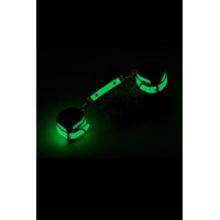 Наручники DreamToys Radiant светящиеся в темноте, зеленые