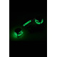 Наручники DreamToys Radiant светящиеся в темноте, зеленые