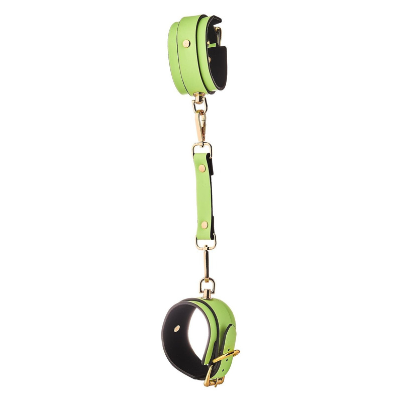 Наручники DreamToys Radiant светящиеся в темноте, зеленые