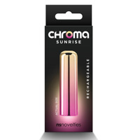Вибропуля NS Novelties Chroma розово-золотистая, S