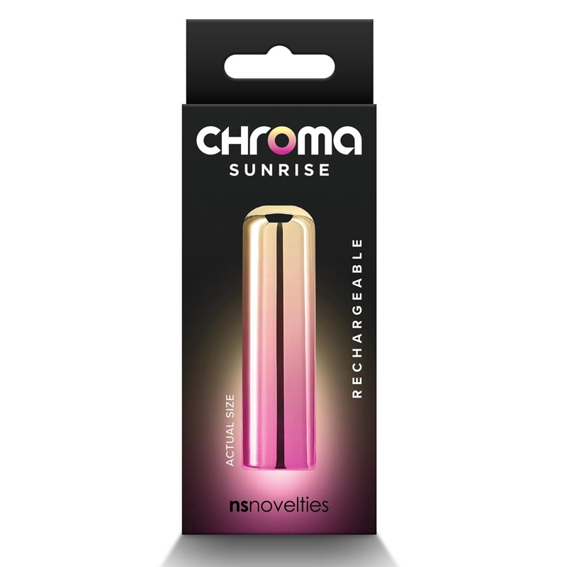 Вибропуля NS Novelties Chroma розово-золотистая, S