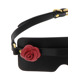 Маска БДСМ с декоративной розой Taboom Wild Roses Blindfolc черная