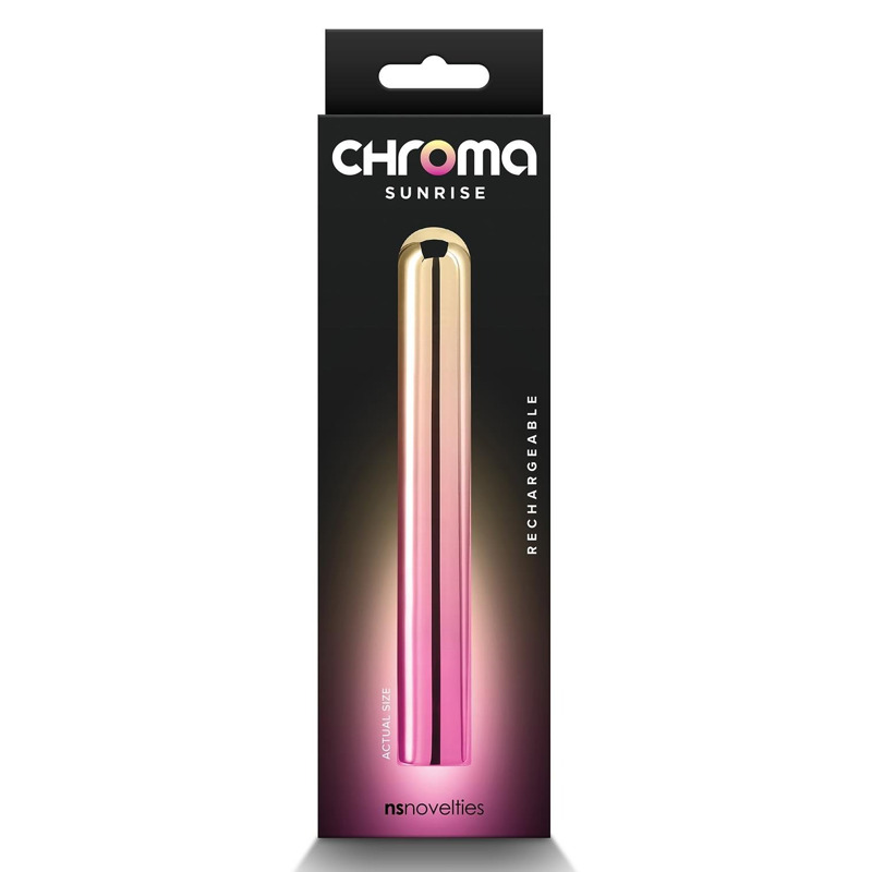 Вибропуля NS Novelties Chroma розово-золотистый, L