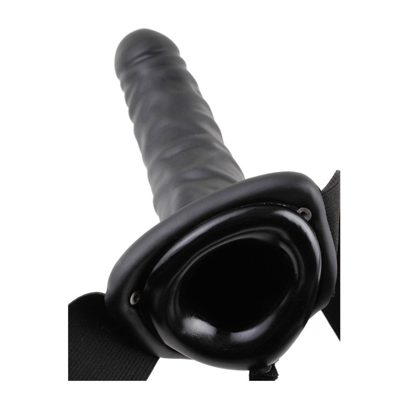 Полый черный страпон Pipedream Fetish Fantasy с вибрацией