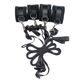 Растяжка на кровать Punishment - 5-Piece Bed Restraint Kit – Black