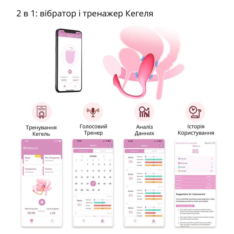Смарт-виброяйцо Magic Motion Flamingo Max Pink