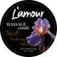 Массажная свеча L'amour Iris and Amber Musk с ароматом ириса и янтарного мускуса, 30 мл