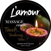 Массажная свеча L'amour Passionfruit & Guava с ароматом гуавы и маракуйи, 30 мл