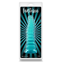 Прозрачный фаллоимитатор с присоской NS Novelties Fantasia бирюзовый