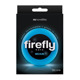 Эрекционное кольцо для пениса люминесцентное NS Novelties Firefly синее, М