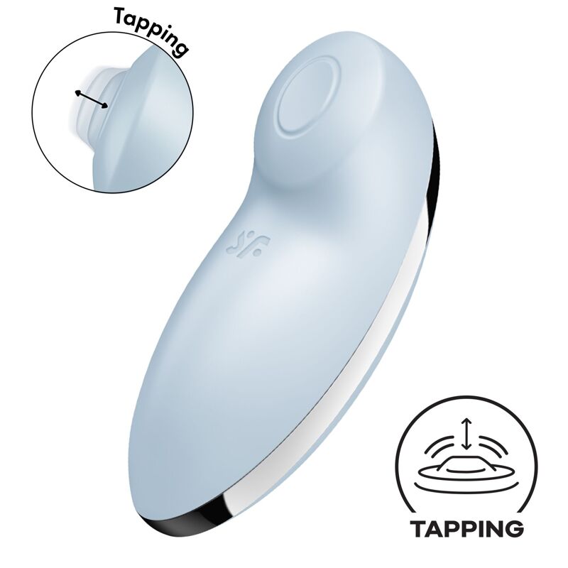 Вибростимулятор-пульсатор Satisfyer Tap & Climax 2 Blue