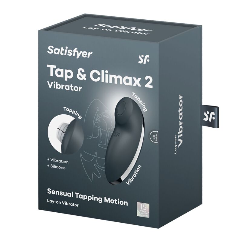 Вибростимулятор-пульсатор Satisfyer Tap & Climax 2 Grey