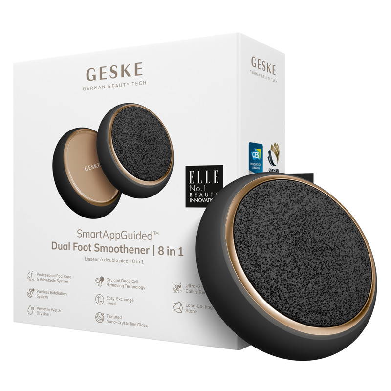 Набор для ухода за стопами GESKE Dual Foot Smoothener 8в1 gray