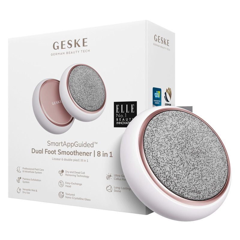 Набор для ухода за стопами GESKE Dual Foot Smoothener 8в1 starlight