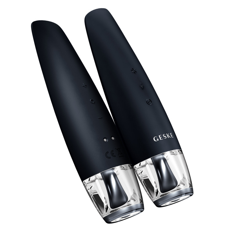 Антивозрастной LED-излучатель для восстановления кожи лица GESKE Anti-Aging Skin Renewer 9в1 black