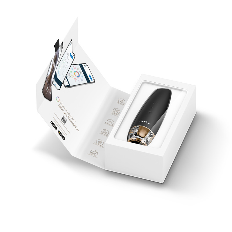 Антивозрастной LED-излучатель для восстановления кожи лица GESKE Anti-Aging Skin Renewer 9в1 gray