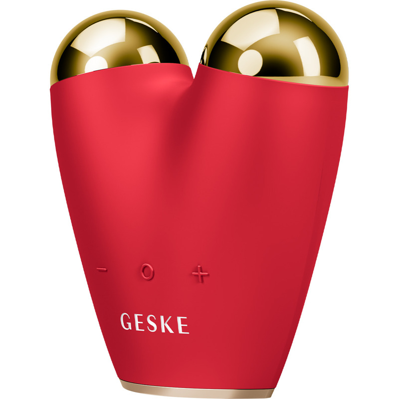 Микротоковый подтягиватель лица GESKE MicroCurrent Face-Lifter 6в1 red