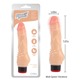 Вибратор реалистичный Chisa Real Touch S на батарейках, бежевый