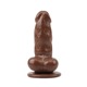 Вибратор реалистичный на присоске Chisa Ballsy Super Cock JUMBO JACK с пультом, коричневый