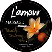 Массажная свеча L'amour Blossoming Neroli c ароматом апельсина , 30 мл