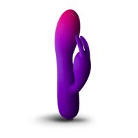 Вібратор-кролик Rocks Off Glo Girl – Rabbit, 2 мотори, 10 режимів, на батарейках Вібратор-кролик Rocks Off Glo Girl – Rabbit, 2 мотори, 10 режимів, на батарейках