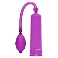 Вакуумная помпа для члена ToyJoy Power Pump механическая, фиолетовая