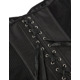 Корсет в сеточку Star Night с трусиками, черный, XXL (без коробки)
