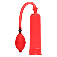 Вакуумная помпа для члена Toy Joy Power Pump механическая, красная