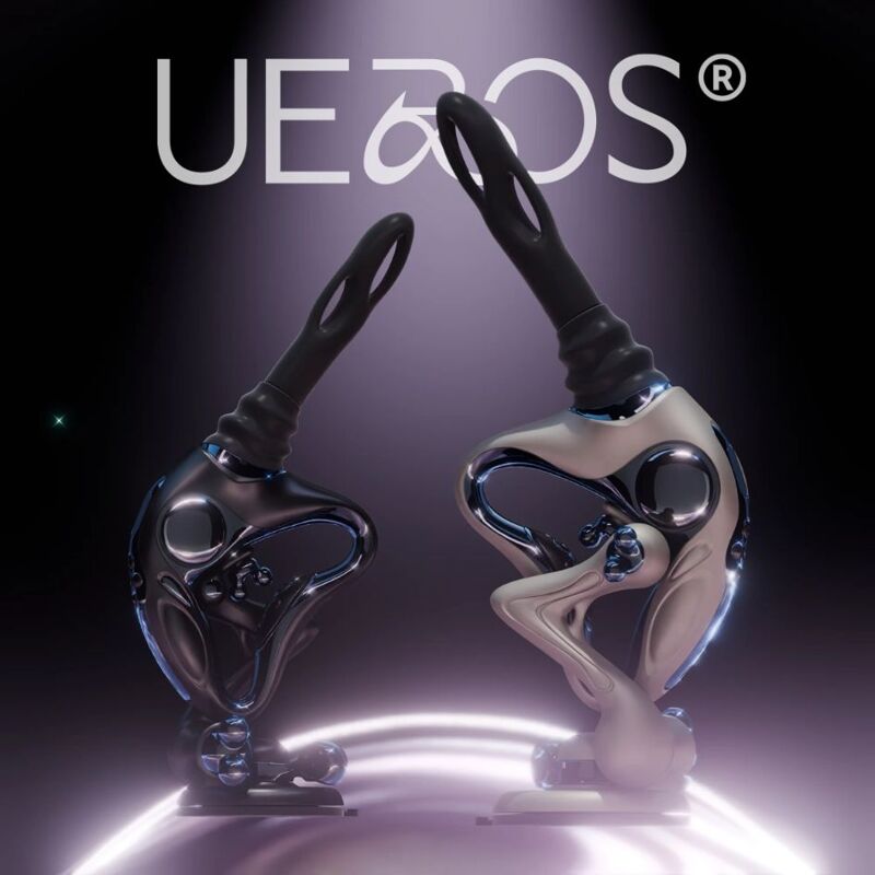 Секс-машина Upko Nexus Power Gray с фрикциями, вибрацией и вращательной стимуляцией, серая