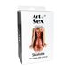 Сексуальное платье из сетки Art of Sex - Sharlotte черно-красное L-2XL