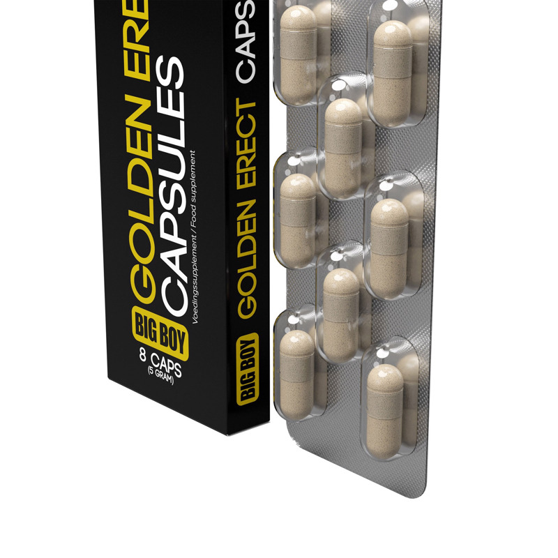 Таблетки для эрекции Cobeco Golden Erect (цена за упаковку, 8 капсул)