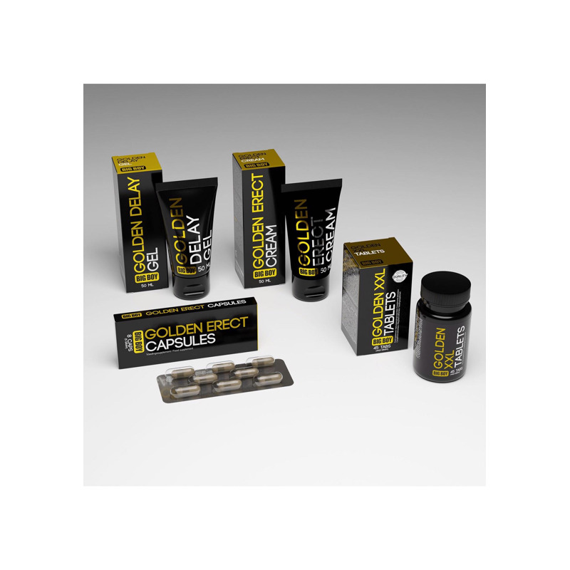 Таблетки для эрекции Cobeco Golden Erect (цена за упаковку, 8 капсул)