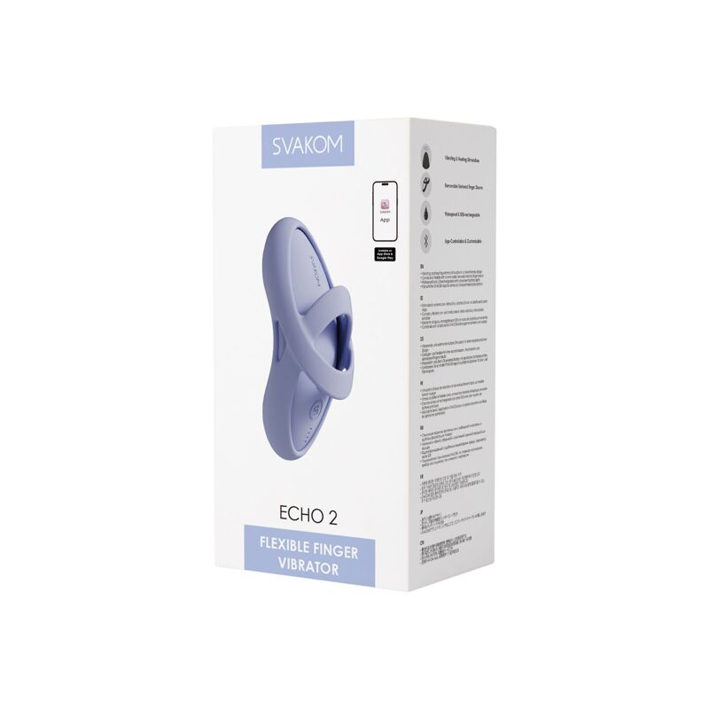 Клиторальный вибратор Svakom Echo 2 Sky Blue