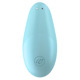 Вакуумный клиторальный стимулятор Womanizer Liberty Blue, магнитная крышка, 2 насадки