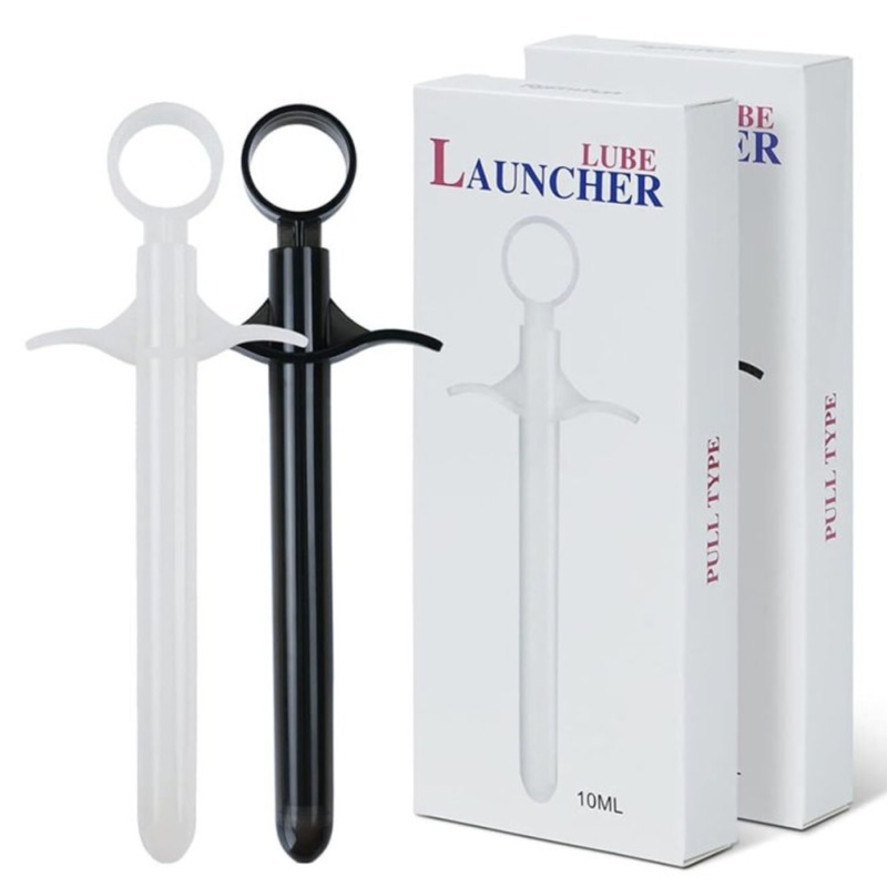 Шприц Roomfun LUBE Launcher для введения смазки черный, 10 мл