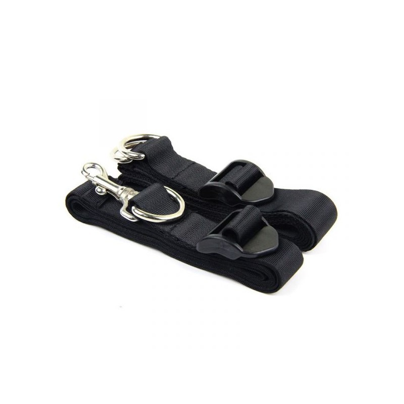 Набор БДСМ Roomfun Bedroom Restraint Kit фиксаторы, кнут, кляп, маска, черный-серый